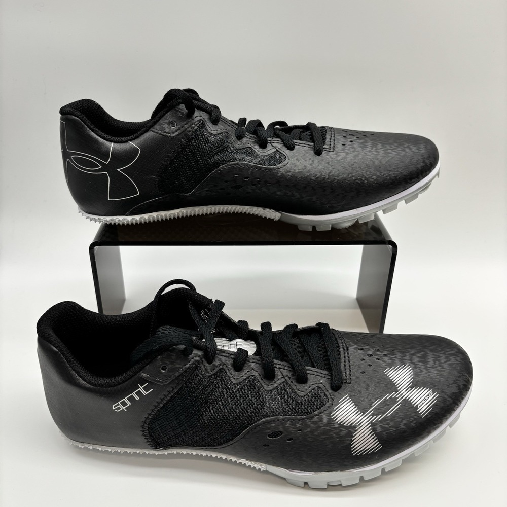 Under Armour UA Kick Sprint 4 Black Size 9M 10.5W Sprinting Flexible